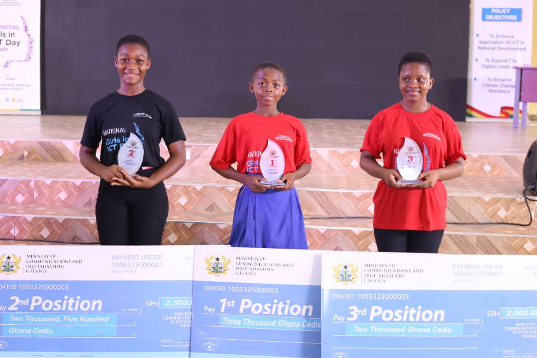 Ahafo: 12-year-old wins Girls in ICT event